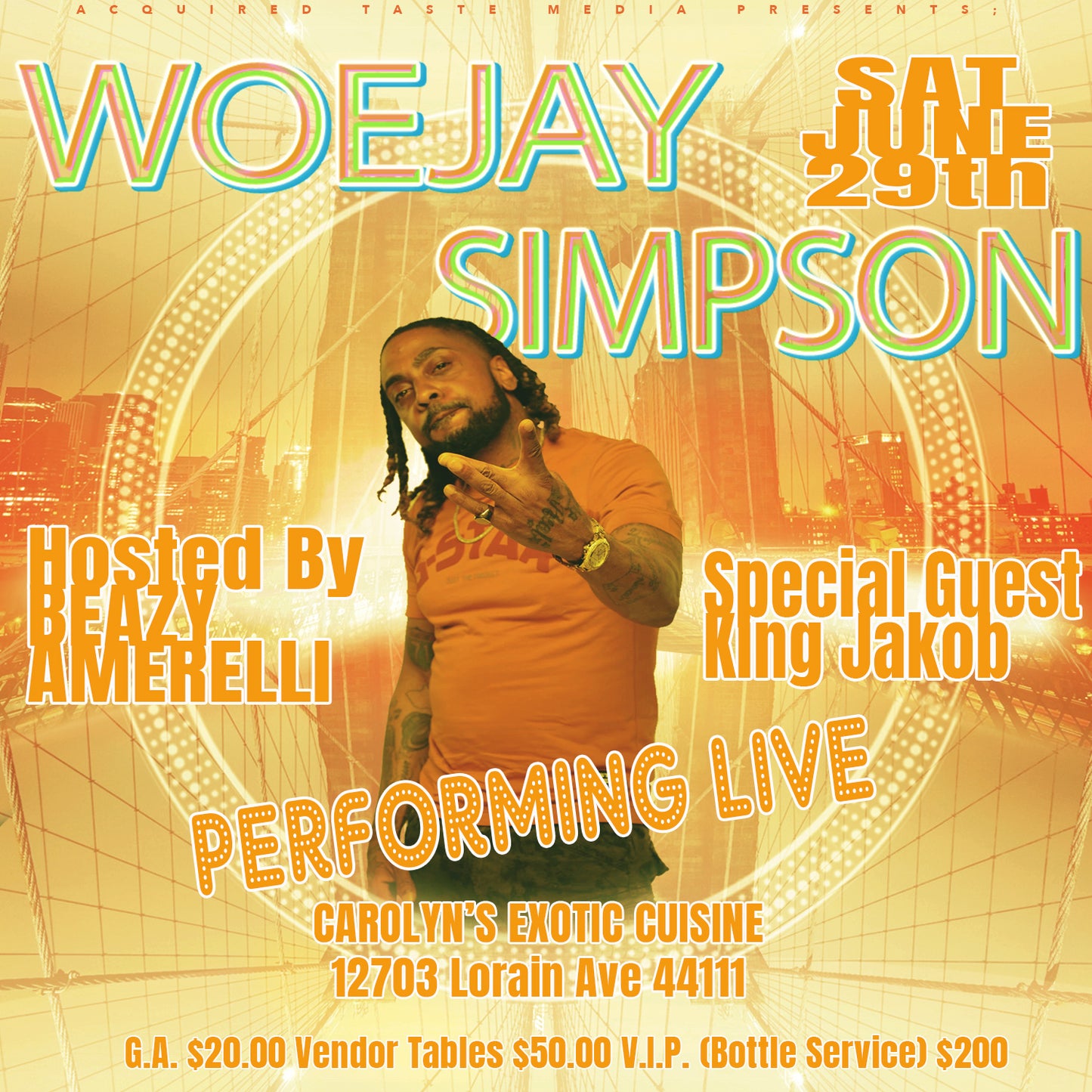 WOEJAY SIMPSON PERFORMING LIVE
